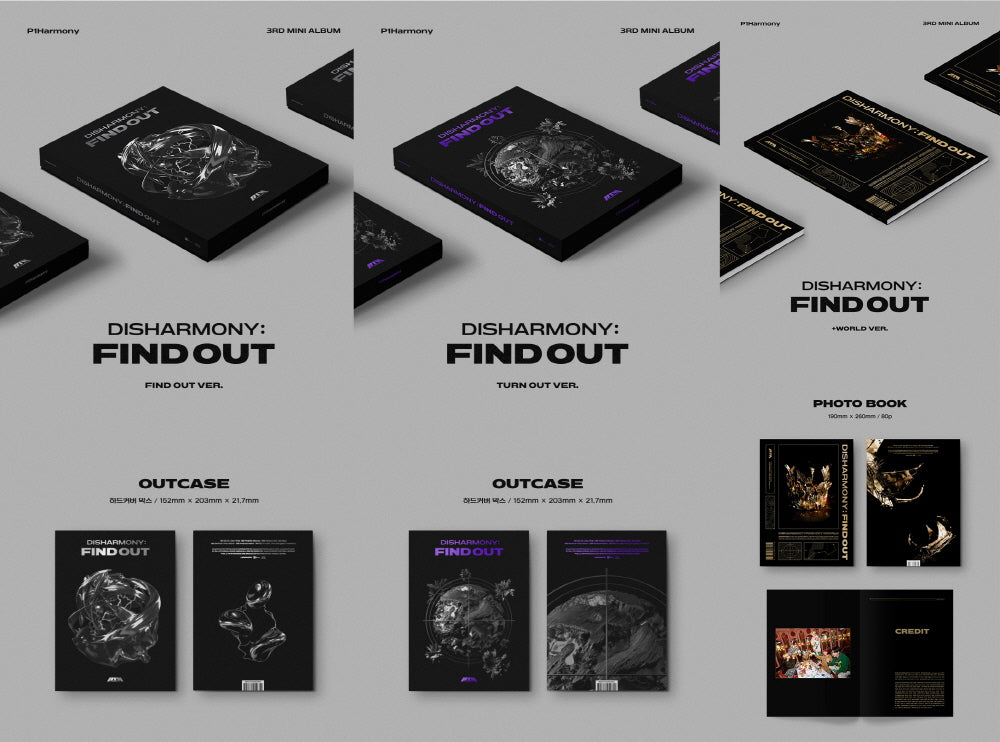 P1HARMONY - 3rd Mini Album DISHARMONY : FIND OUT (Random ver.) CD – KPOP  MARKET [Hanteo & Gaon Chart Family Store]
